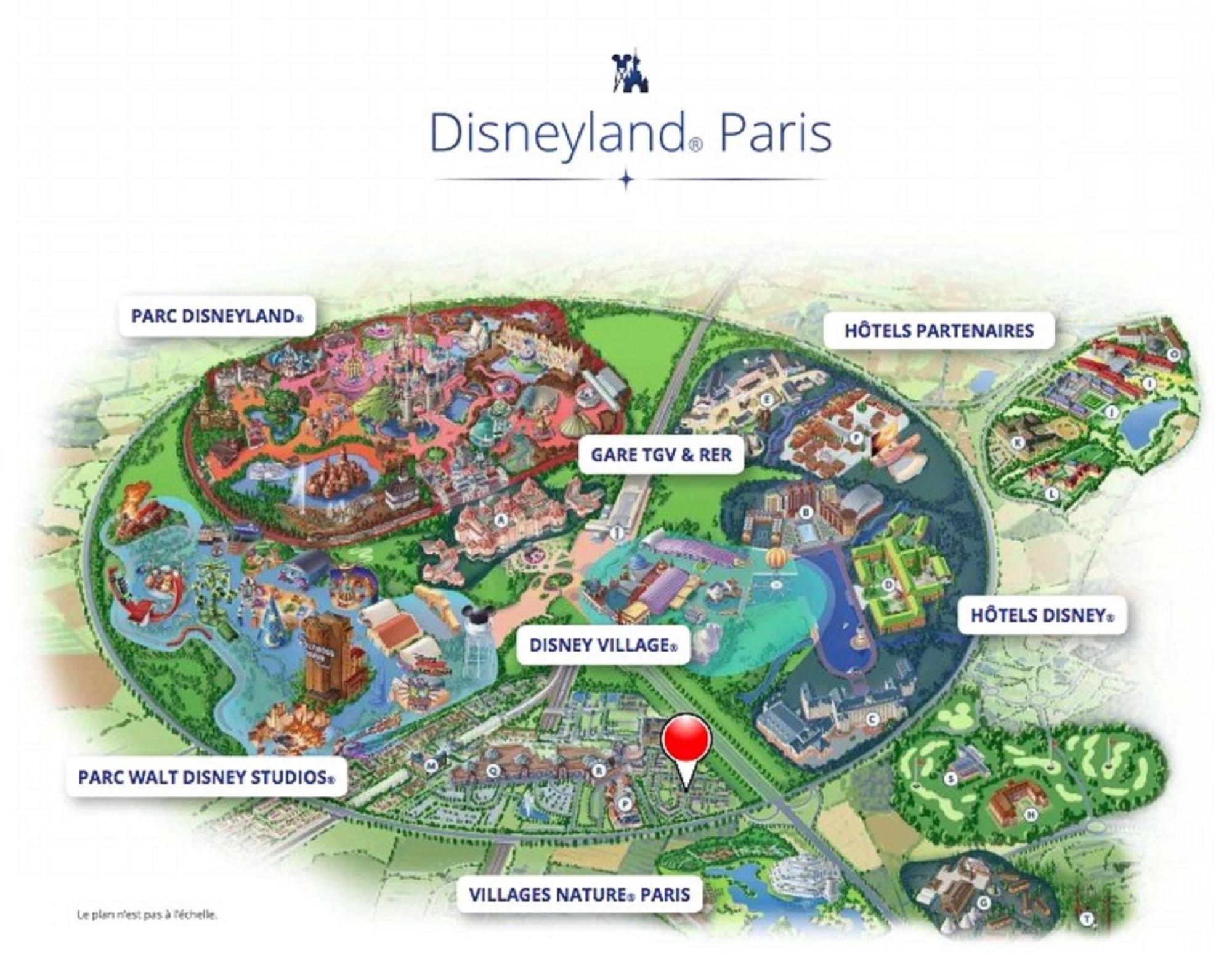 Le Cartier Appt F3, 7mn Disneyland, Parking,terrace Appartamento *