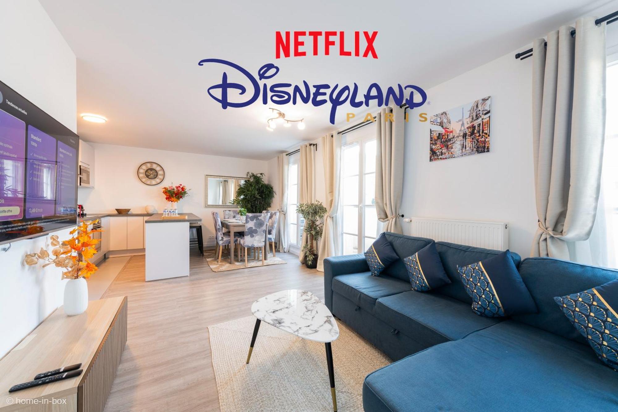 Le Cartier Appt F3, 7mn Disneyland, Parking,terrace Appartamento *